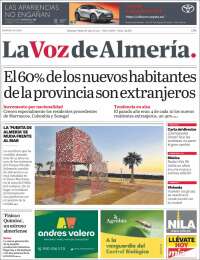 Portada de La Voz de Almería (Spain)