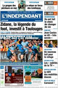 Portada de Le Indépendant (Francia)