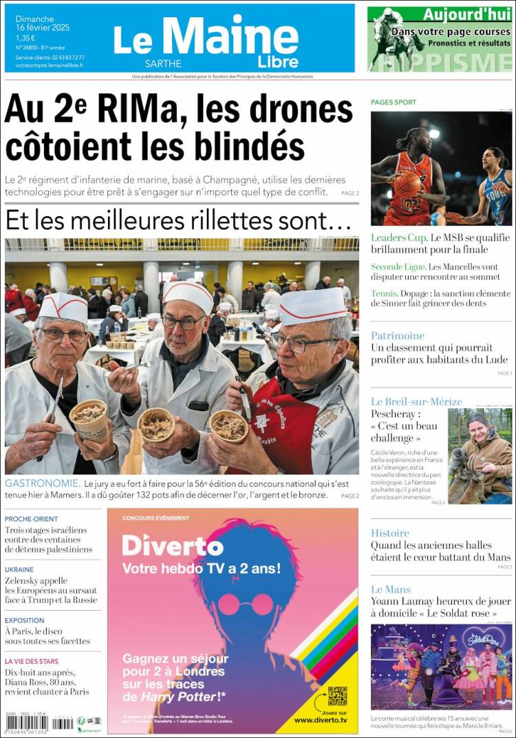 Portada de Le Maine Libre (Francia)