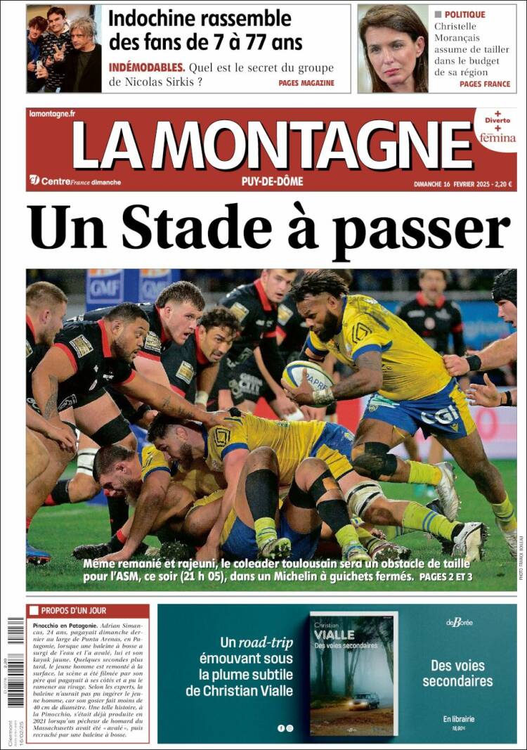 Portada de La Montagne (Francia)