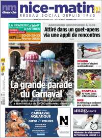 Portada de Nice-Matin (Francia)