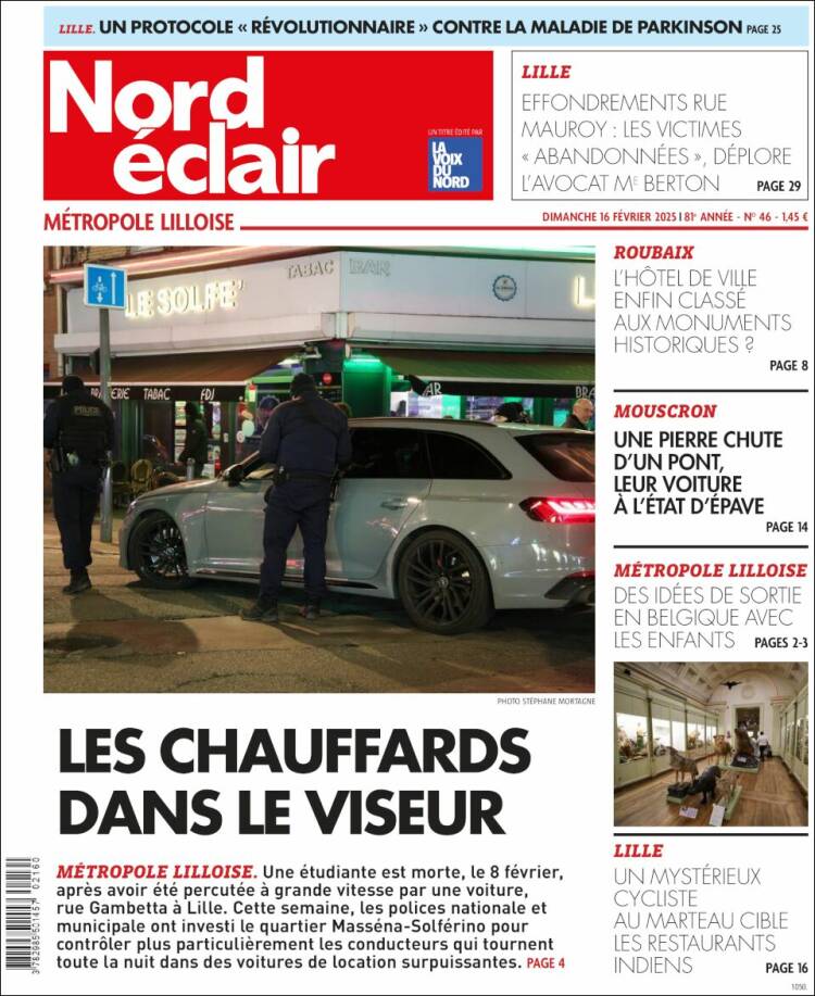 Portada de Nord Éclair (Francia)