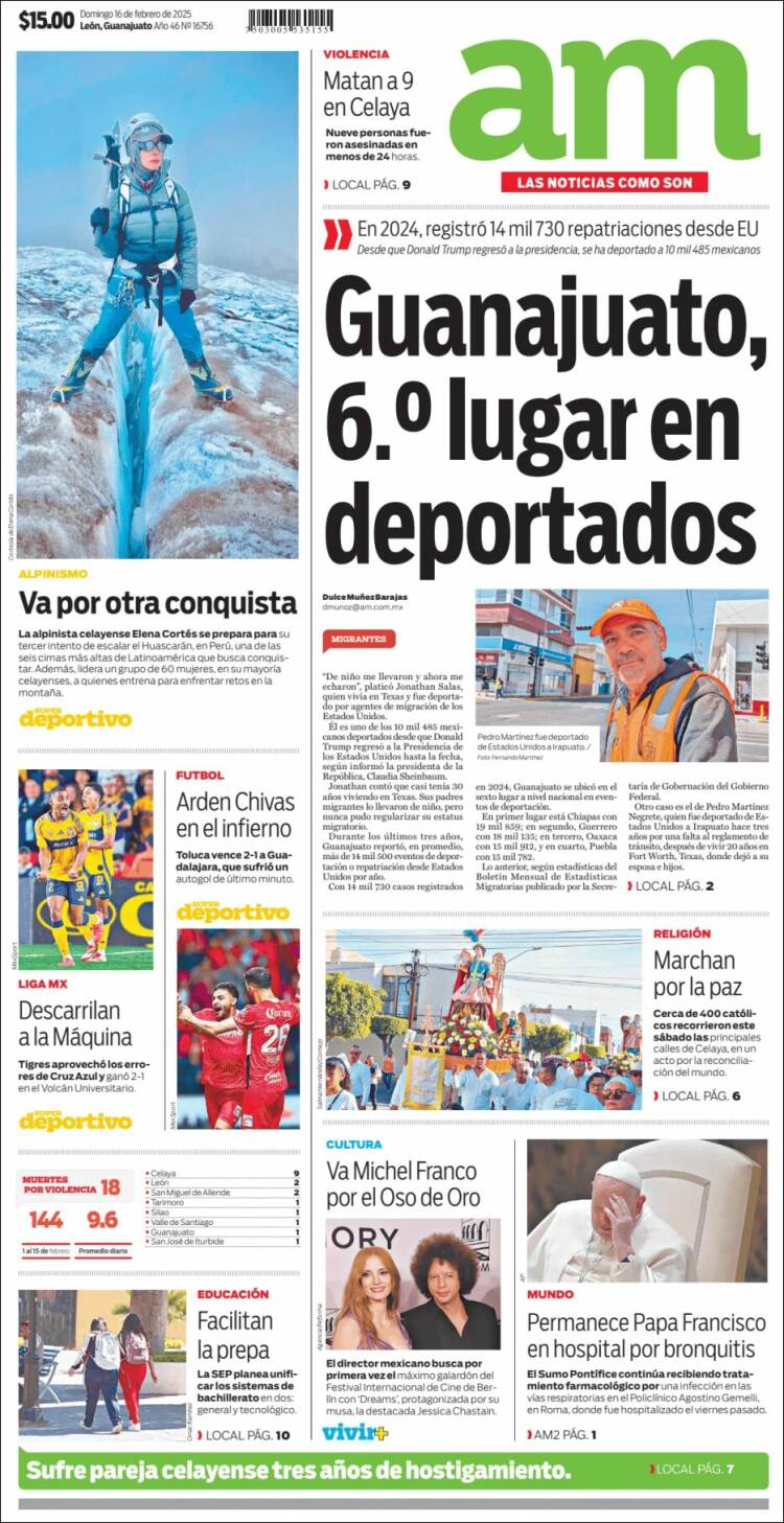 Portada de Al Día A.M. (Mexico)