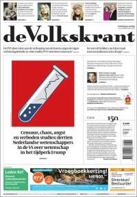 Portada de De Volkskrant (Netherlands)