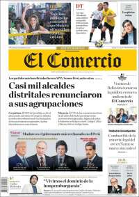 Portada de El Comercio (Perú)