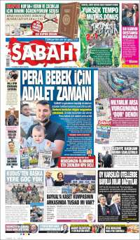 Portada de Sabah (Turquía)