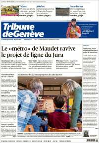 Portada de La Tribune de Genève (Switzerland)