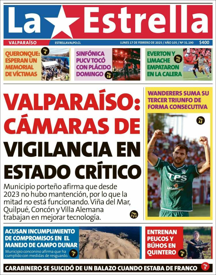 Portada de Estrella de Valparaiso (Chile)