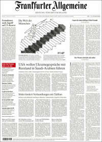 Portada de Frankfurter Allgemeine (Germany)