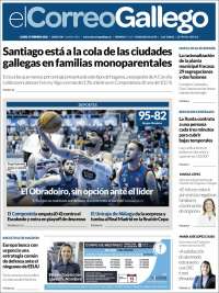 Portada de El Correo Gallego (Spain)