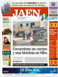 Portada de Diario Jaén (Spain)