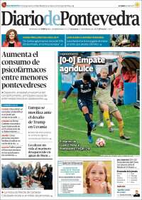 Portada de Diario de Pontevedra (España)