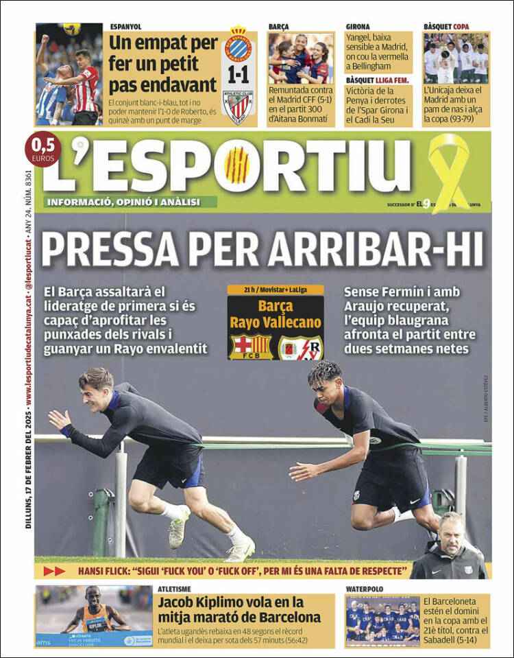 Portada de L'Esportiu (España)