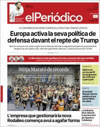 Portada de El Periódico de Catalunya (Spain)