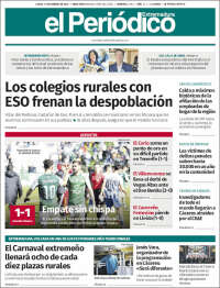 Portada de El Periódico de Extremadura (España)