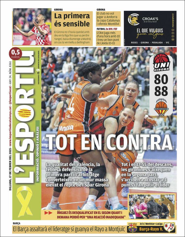 Portada de L'Esportiu : Girona (Spain)