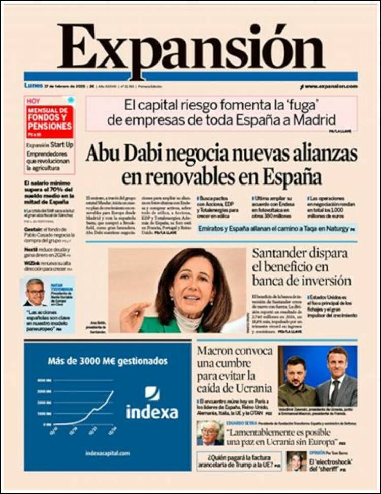 Portada de Expansión (Spain)