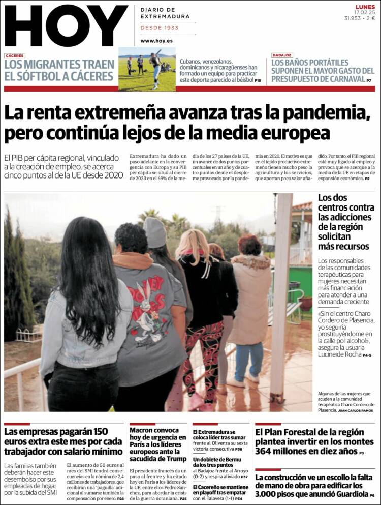 Portada de Hoy - Badajoz (España)