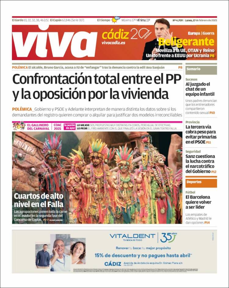 Portada de Información - Cadiz (España)