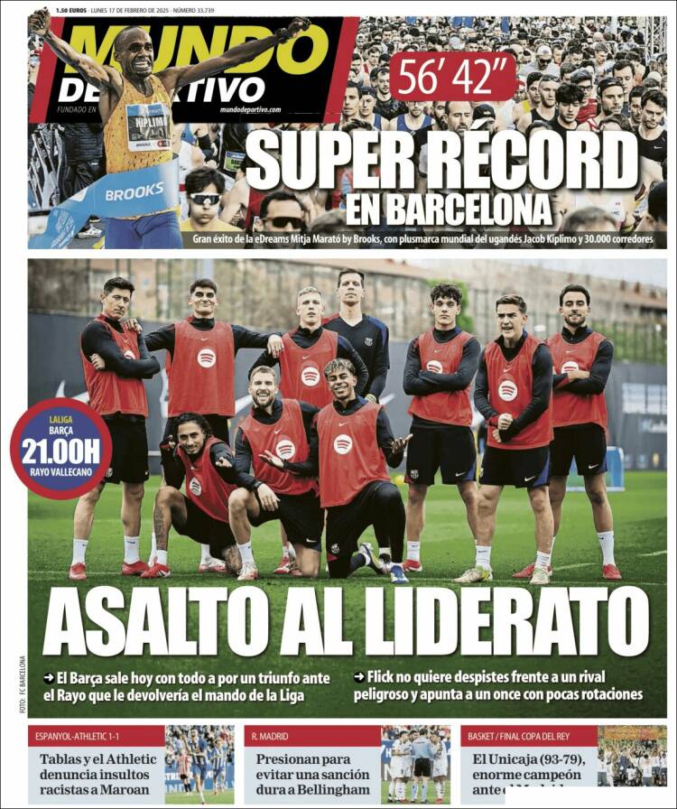 Portada de El Mundo Deportivo (España)