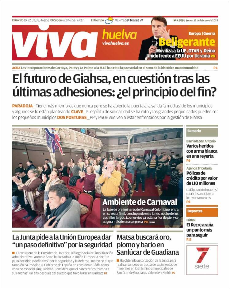 Portada de Viva Huelva (Spain)