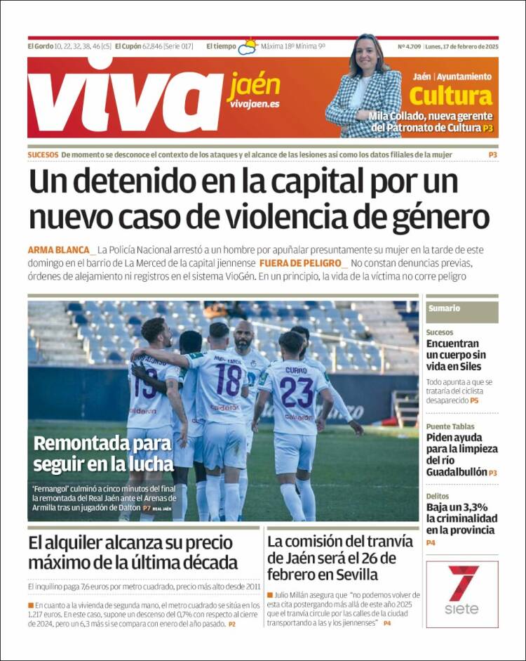 Portada de Viva Jaén (España)