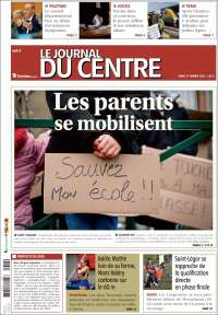 Portada de Le Journal du Centre (Francia)