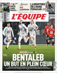 Portada de L'Equipe (France)