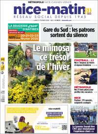 Portada de Nice-Matin (Francia)