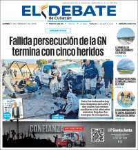 Portada de El Debate de Culiacán (Mexico)