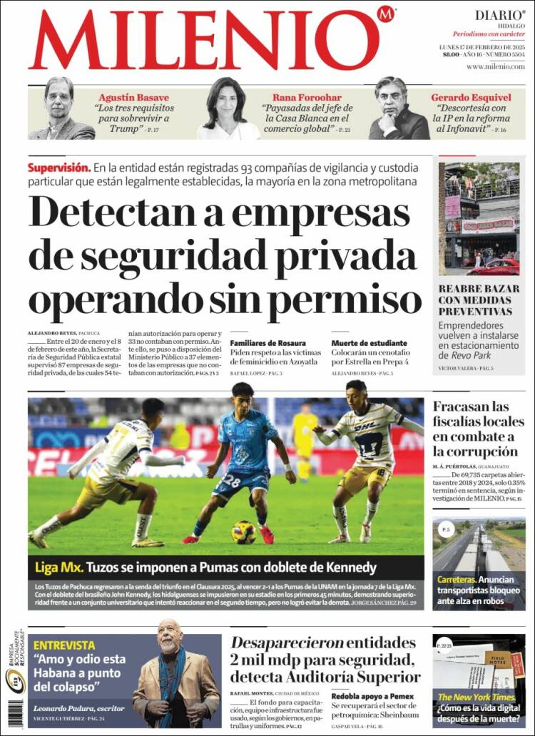 Portada de Milenio de Hidalgo (Mexico)