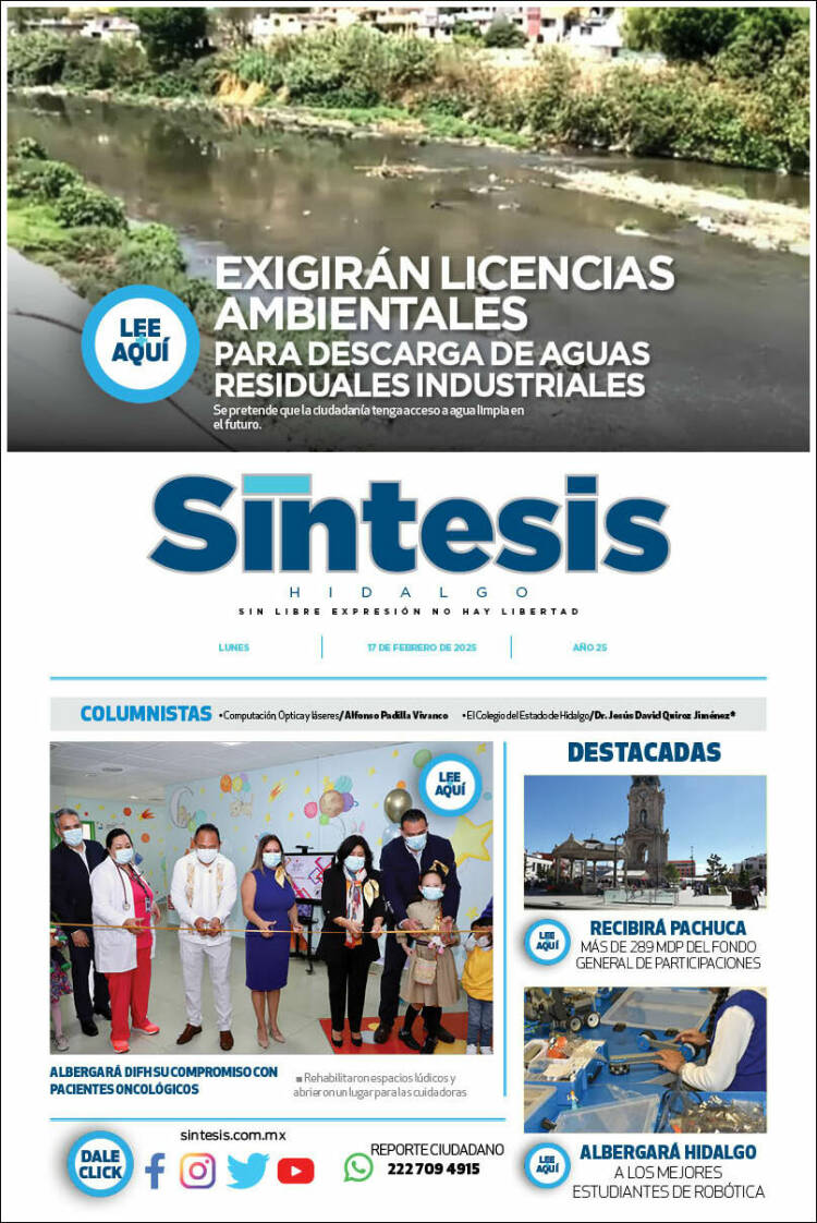 Portada de Sistesis - Hidalgo (México)