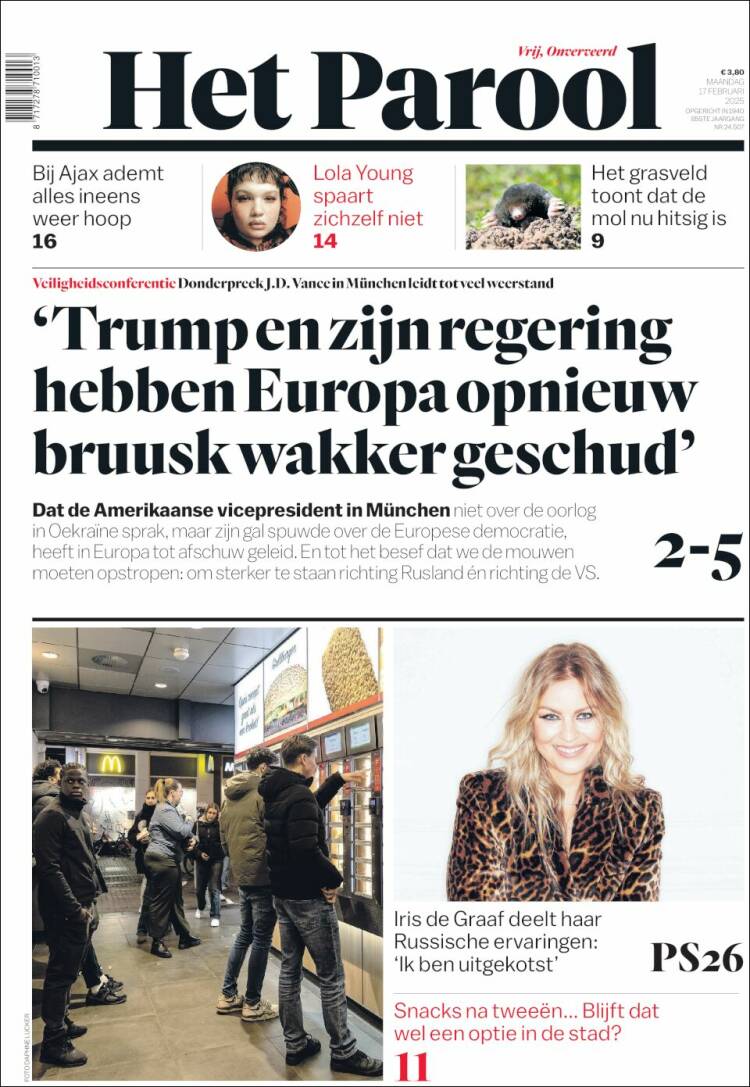 Portada de Het Parool (Netherlands)