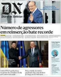 Portada de Diário de Noticias (Portugal)