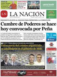 Portada de La Nación (Paraguay)