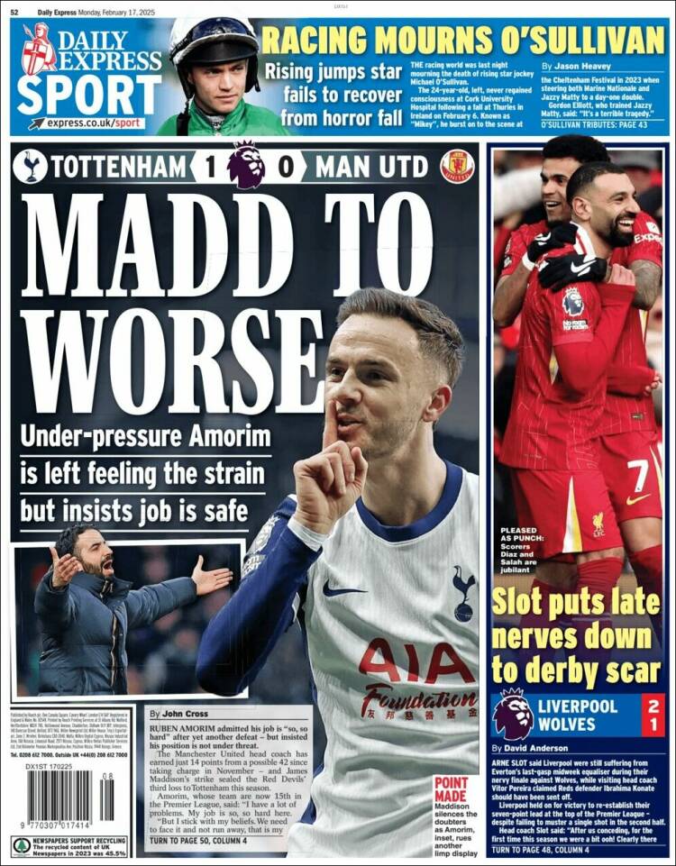 Portada de Express Sport (United Kingdom)