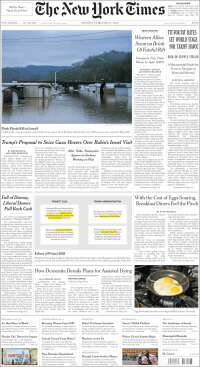 Portada de New York Times (USA)