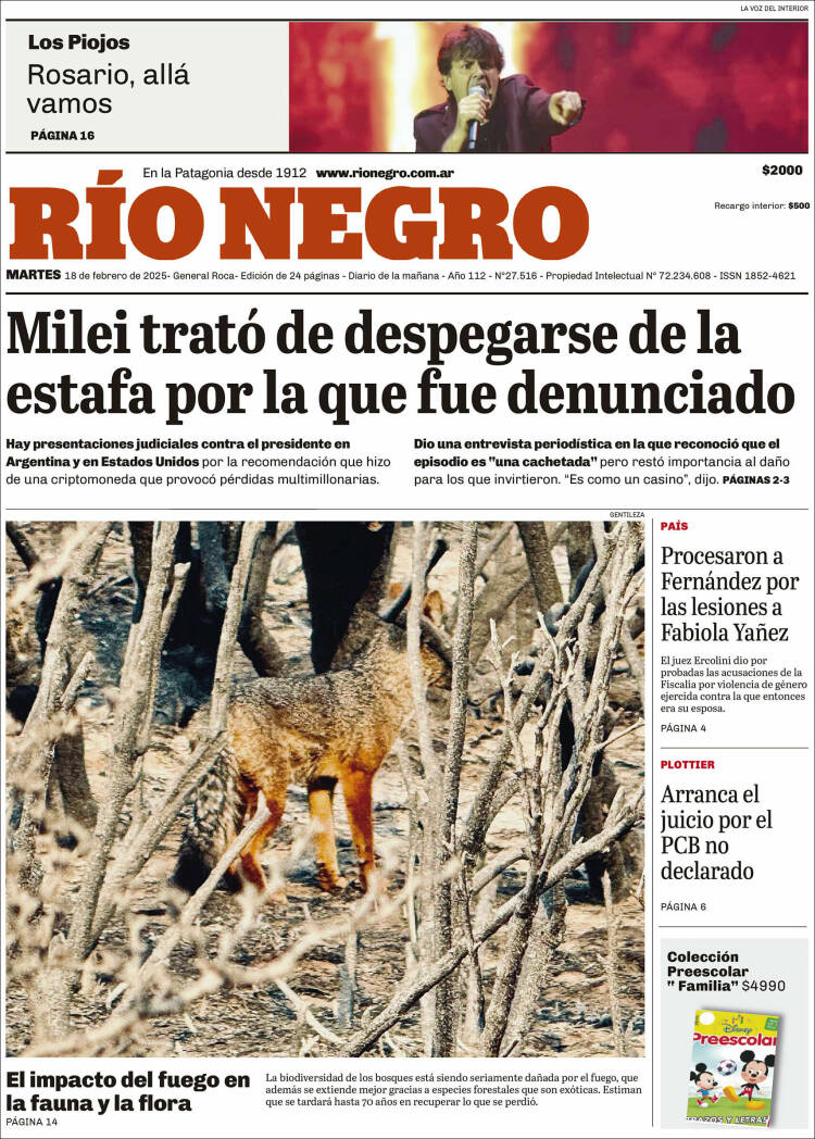 Portada de Rio Negro (Argentina)