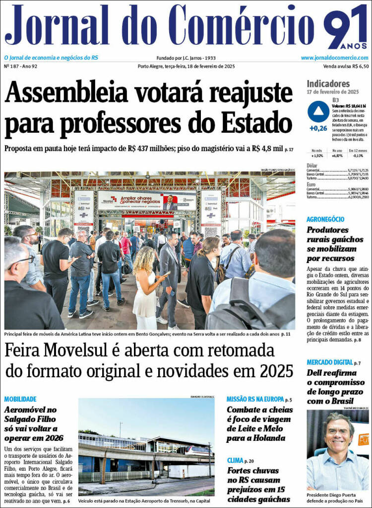 Portada de Jornal do Comércio (Brasil)