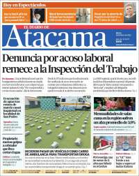 Portada de Diario de Atacama (Chile)