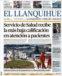 Portada de El Llanquihue (Chile)