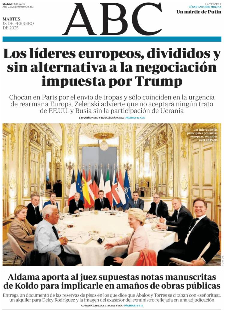 Portada de ABC (España)