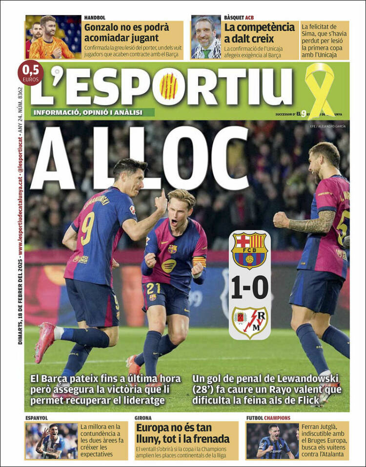 Portada de L'Esportiu (España)