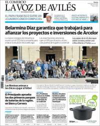 Portada de El Comercio - Avilés (España)