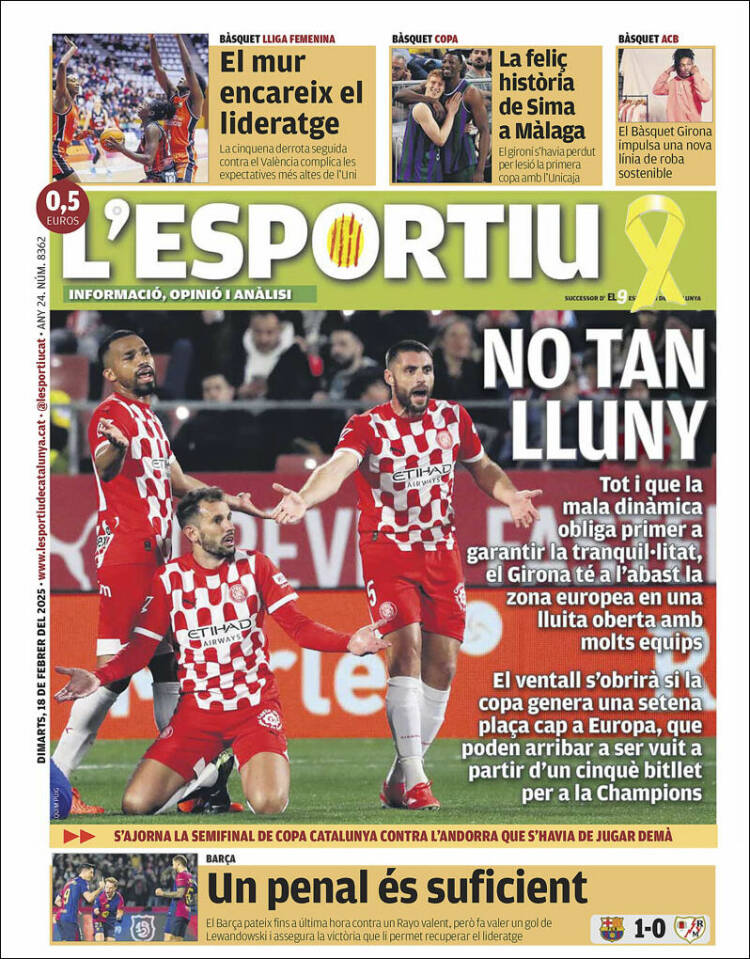 Portada de L'Esportiu : Girona (Spain)