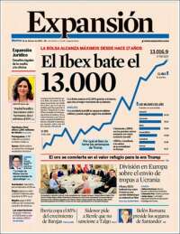 Portada de Expansión (Spain)