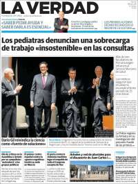 Portada de La Verdad de Murcia (España)