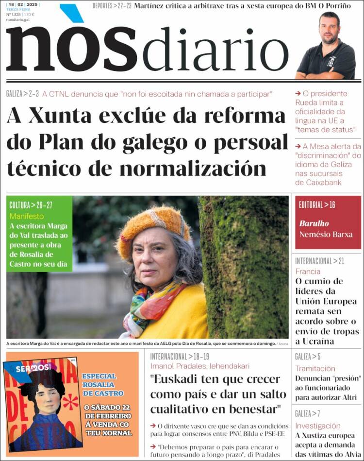 Portada de Nòs Diario (Spain)