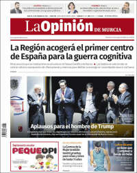 Portada de La Opinión de Murcia (España)