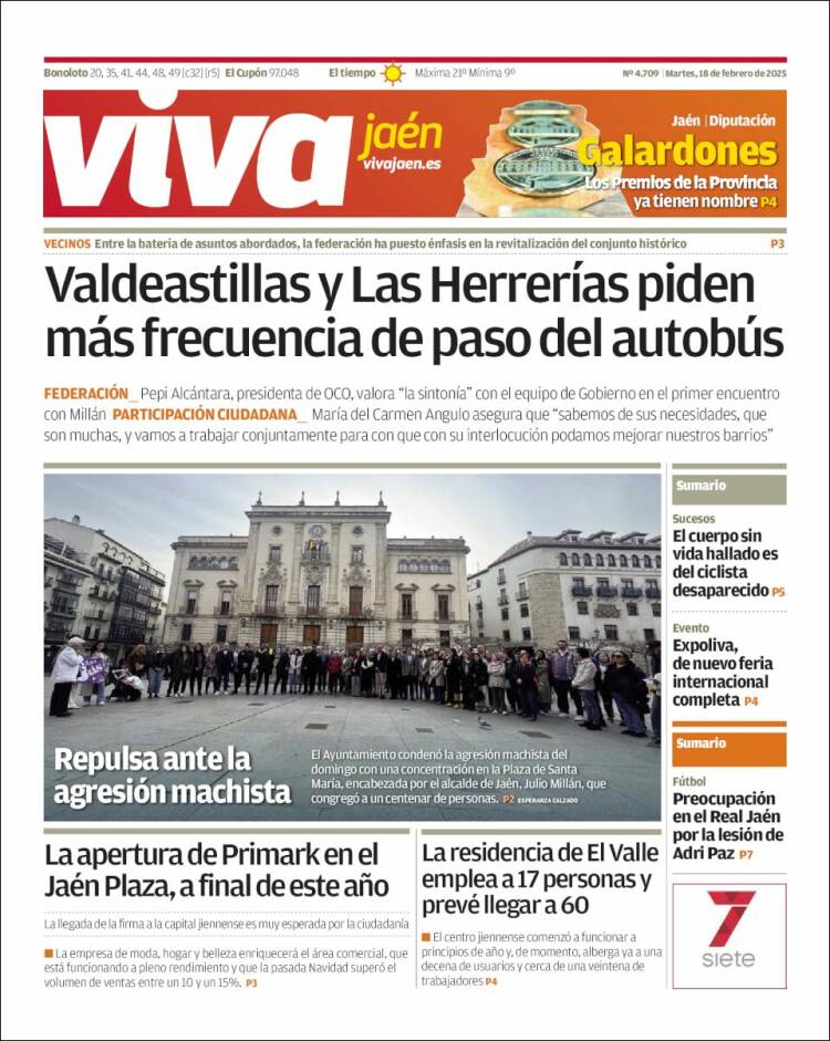 Portada de Viva Jaén (España)